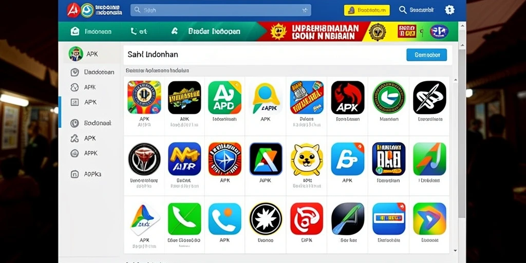 Tampilan menu utama yang menarik dan interaktif.
