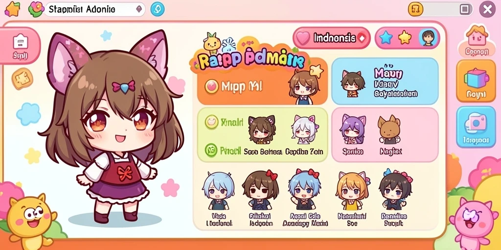 Tampilan antarmuka pengguna yang menarik dan modern.