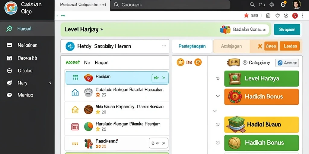 Screenshot menunjukkan tampilan antarmuka yang menarik.