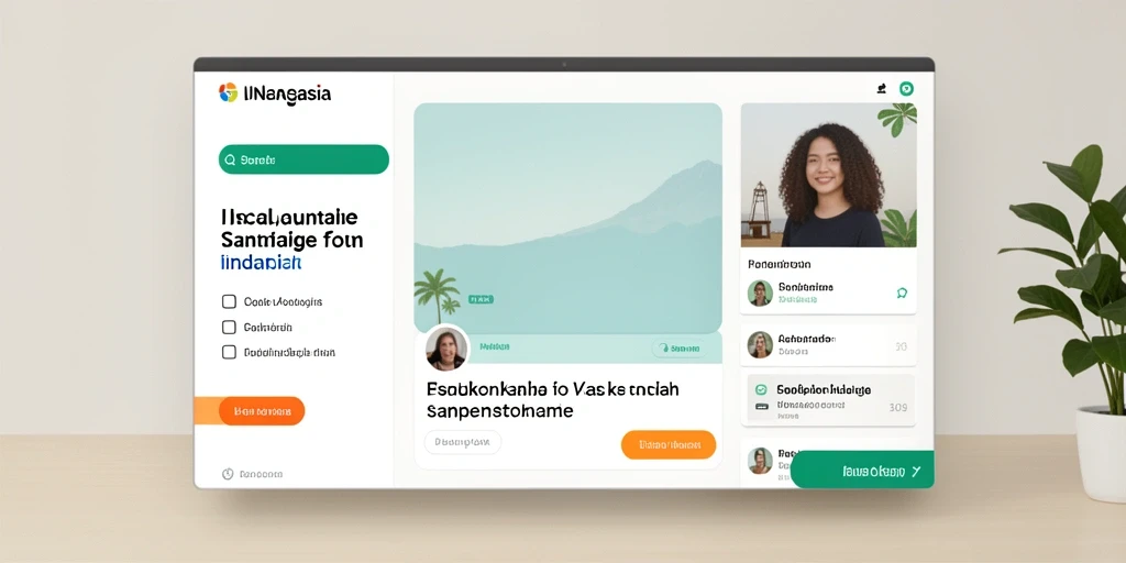Tampilan menu utama yang menarik dan mudah digunakan.